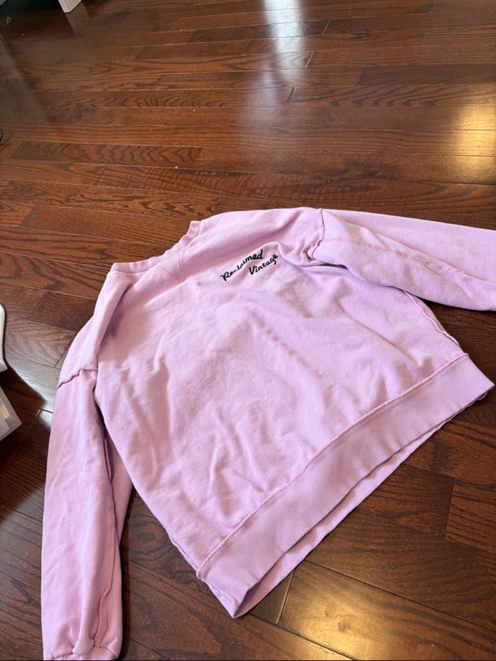 Lavender Sweatshirt with Script Logo